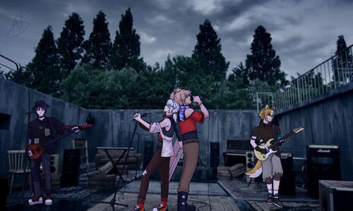 Band AU screencap